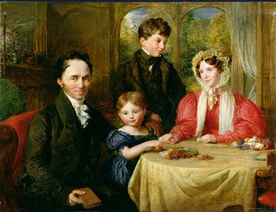 W.A. Garrett and Family, 1830 by John Linnell
